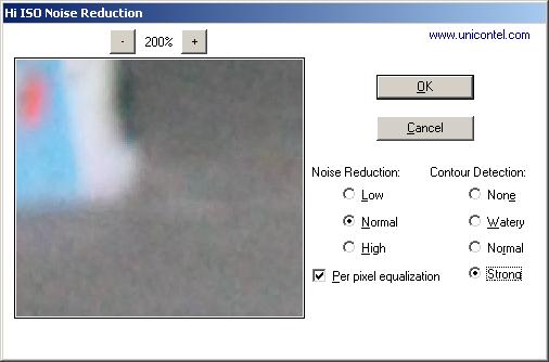 Hi ISO Noise Reduction spraudnis Hi ISO Noise Reduction spraudnis
