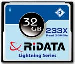 Ridata 233 32GB Lightning CompactFlash