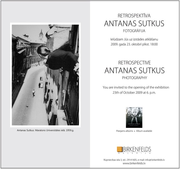 Antanas Sutkus Antanas Sutkus