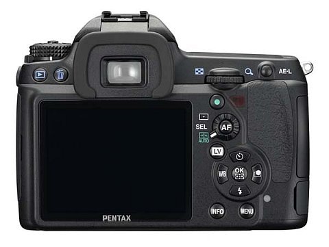 pentax K-7 Back