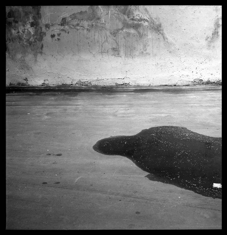 Alexandre Slusarev bloodstained figure Moscow 1977