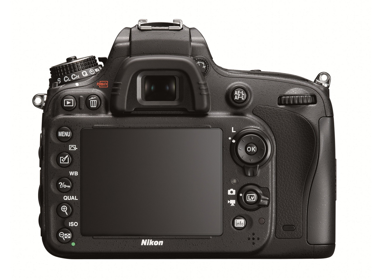 Nikon D600 back