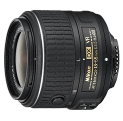 AF-S DX NIKKOR 18–55mm f/3.5–5.6G VR II