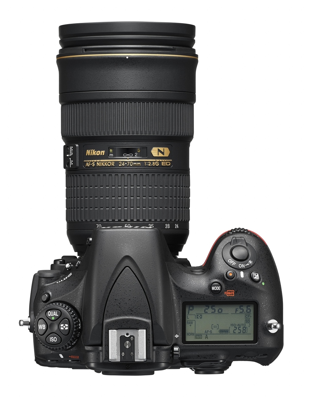 Nikon D810 top