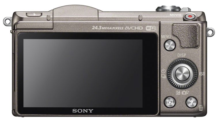 Sony A5100 aizmugure