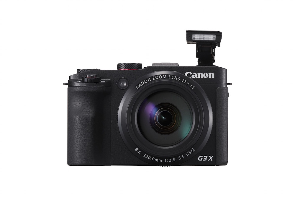 PowerShot G3 X BK FRT Flash Up