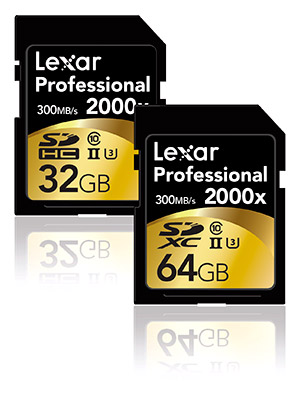 lexar 2000x uhs ii sd cards 300